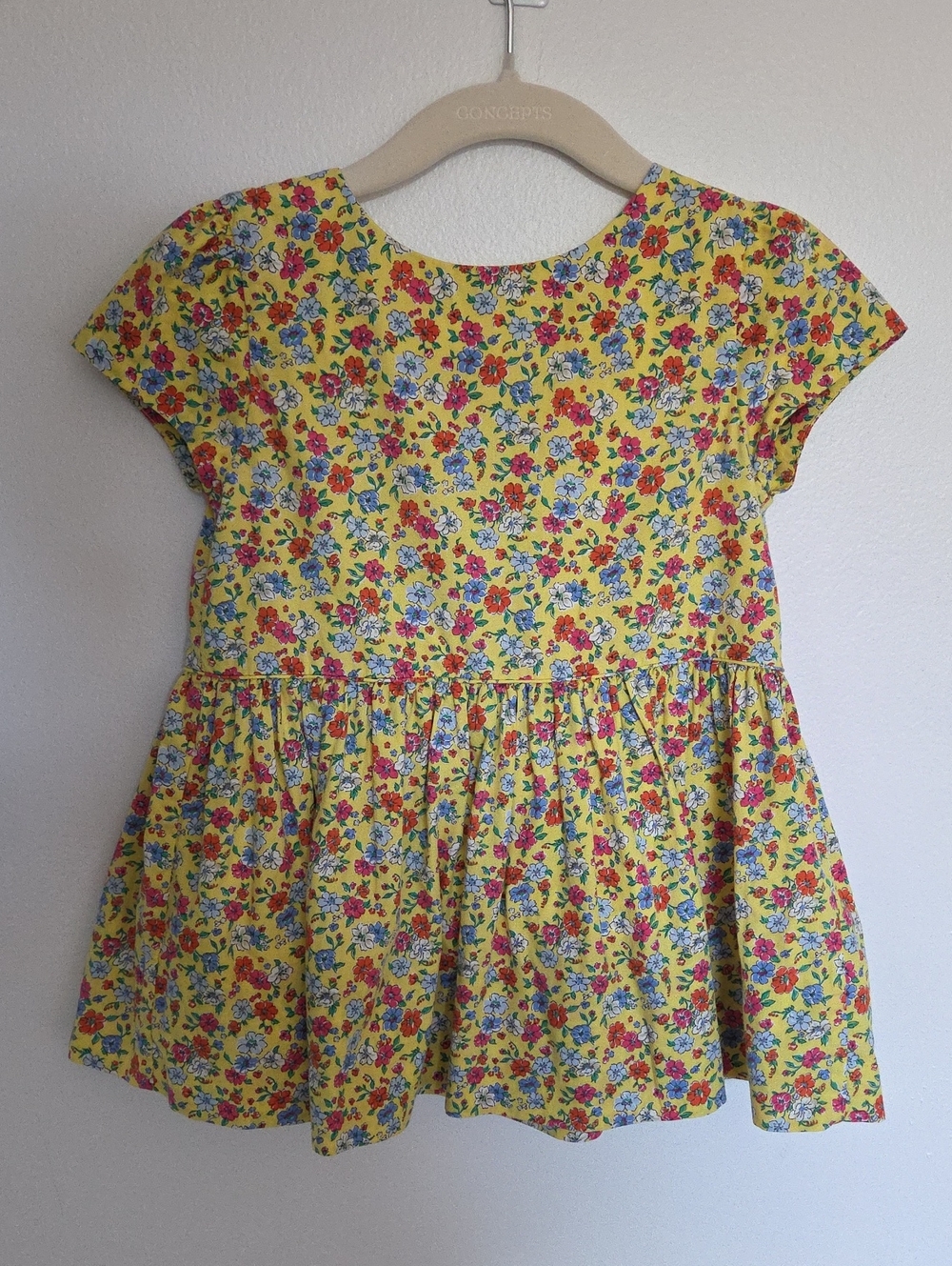 Ralph Lauren Yellow Floral Dress 24m